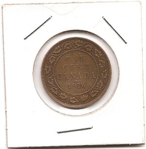Large Canadian One Cent 1 Penny